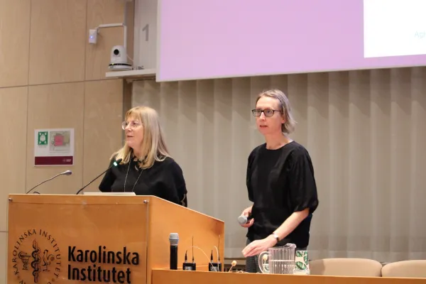 Carin Lennartsson och Erika Jonsson Laukka inleder seminariet som första talare.