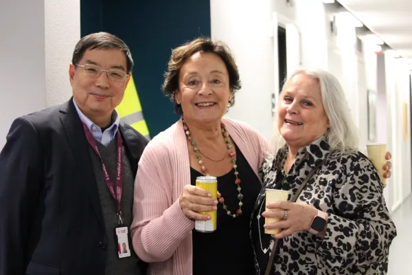 Bild från minglet efter seminariet.