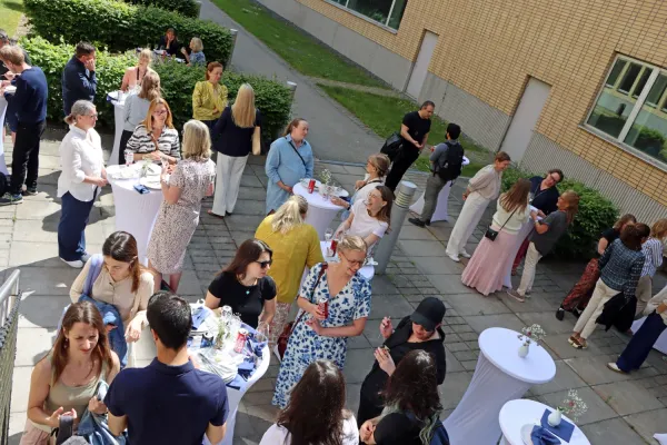Olika bilder från NVS sommarlunch 2025