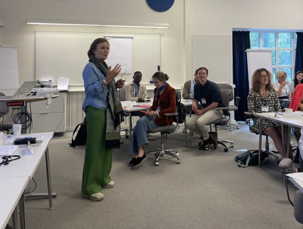 Program Co-Director Gunilla Carlsson during masterclass