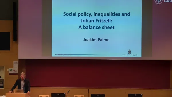 Joakim Palme är gästtalare