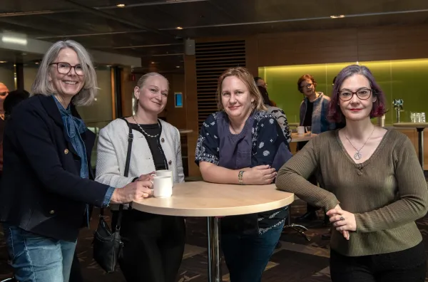 Föreläsare och publik vid NVS FoUK:s kick off i Radissons Waterfront