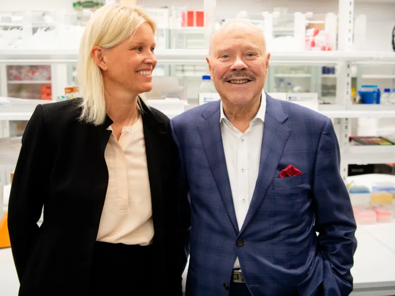 Ulrika Lundblad och Leif Lundblad.