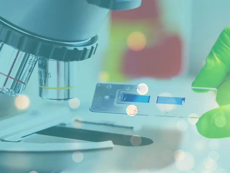 Forskningsbild från labb