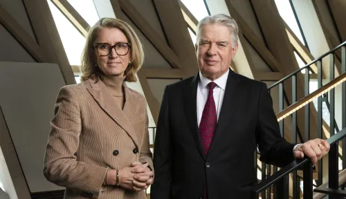 Anna Martling and Björn Savén.