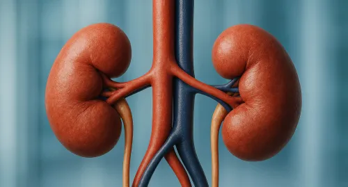 AI generated illustration of kidneys.
