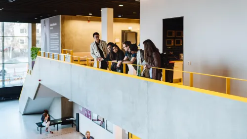 Students at campus Flemingsberg in 2019.