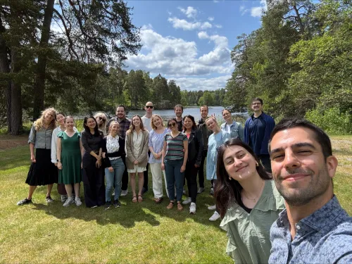 Group photo of participants at the retreat.