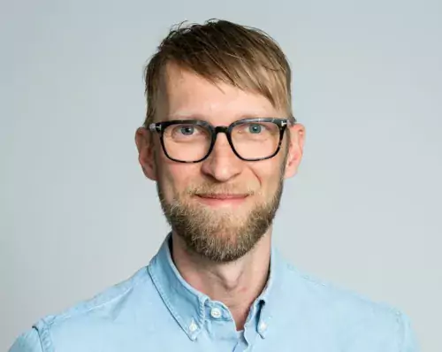 Profile picture of Mattias Nordström in glasses and a blue shirt
