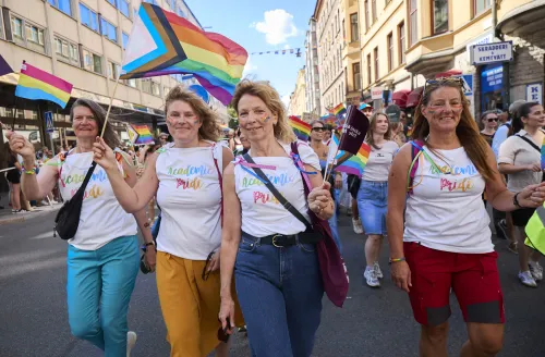 The Pride parade on 1 August 2026.